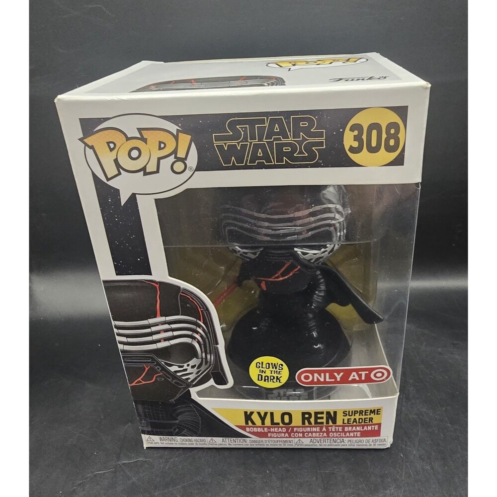 Funko POP! Star Wars Kylo Ren Supreme Leader #308 Target Exclusive GITD Glow